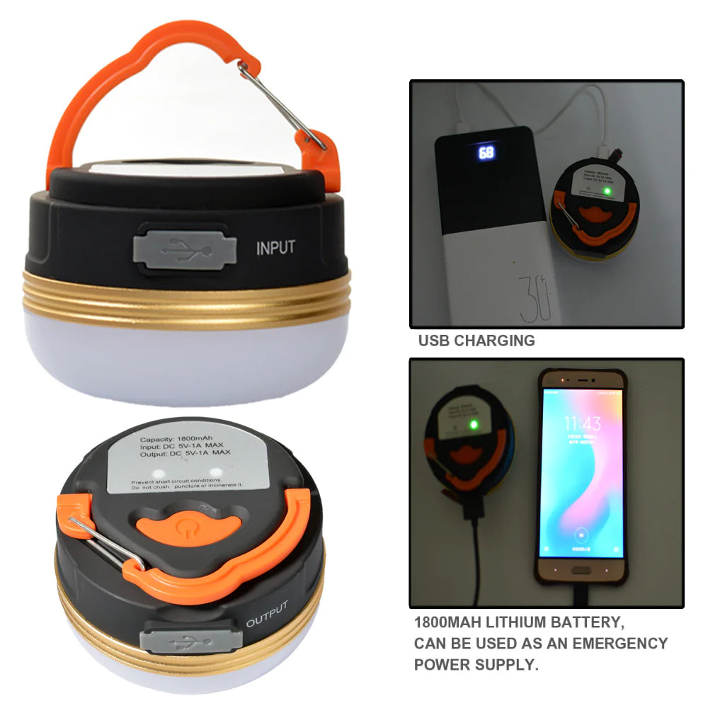 USB Rechargeable Camping Light