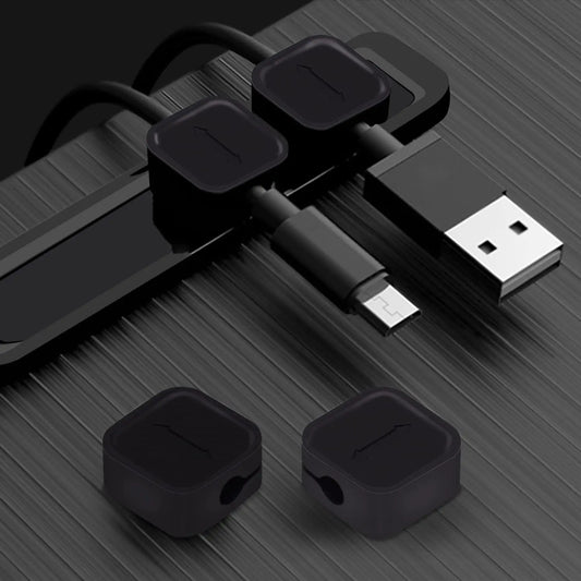 OYE 4pc Magnetic Wire Holder Clips for Max.5mm Cables